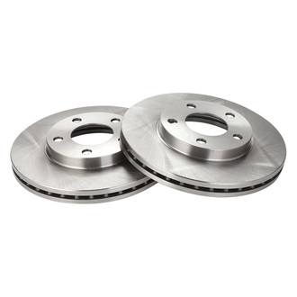 TRQ® - Plain Vented Front Disc Brake Rotors
