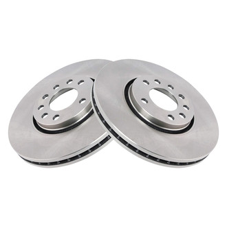 TRQ® - Plain Vented Front Disc Brake Rotors