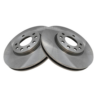 TRQ® - Plain Vented Front Disc Brake Rotors