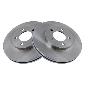 TRQ® - Plain Vented Front Disc Brake Rotors