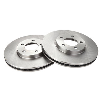 TRQ® - Plain Vented Front Disc Brake Rotors