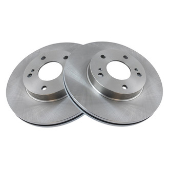 TRQ® - Plain Vented Front Disc Brake Rotors