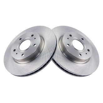 TRQ® - Plain Vented Front Disc Brake Rotors