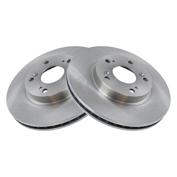 TRQ® - Plain Front Disc Brake Rotors