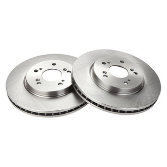 TRQ® - Plain Vented Front Disc Brake Rotors