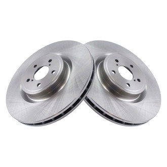 TRQ® - Plain Vented Front Disc Brake Rotors