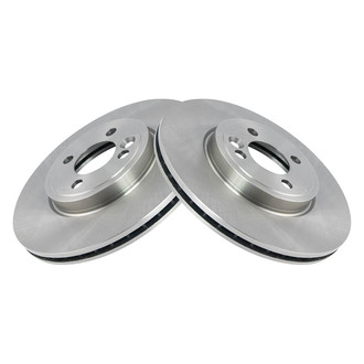 TRQ® - Plain Vented Front Disc Brake Rotors