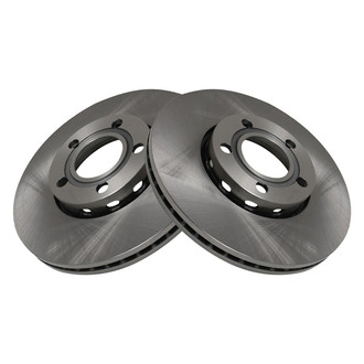 TRQ® - Plain Vented Front Disc Brake Rotors