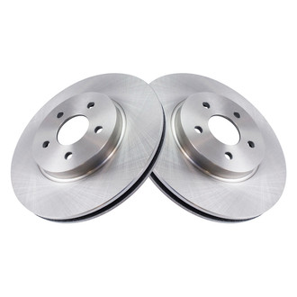 TRQ® - Plain Vented Front Disc Brake Rotors