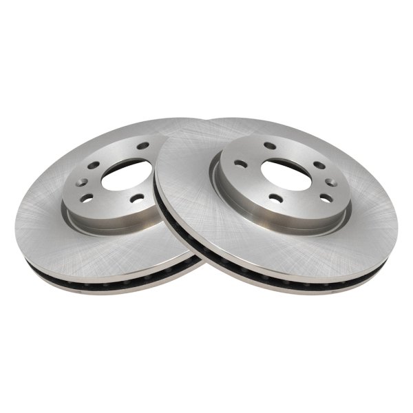 TRQ® - Plain Front Disc Brake Rotors