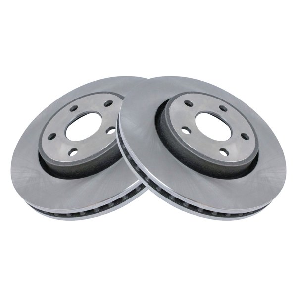 TRQ® - Plain Front Disc Brake Rotors