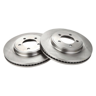TRQ® - Plain Vented Front Disc Brake Rotors