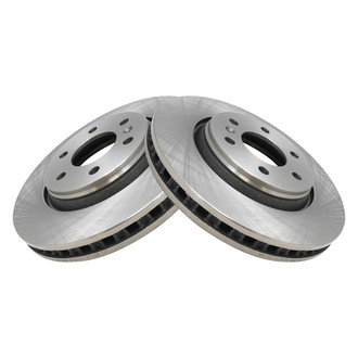 TRQ® - Plain Vented Front Disc Brake Rotors