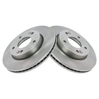 TRQ® - Plain Vented Front Disc Brake Rotors