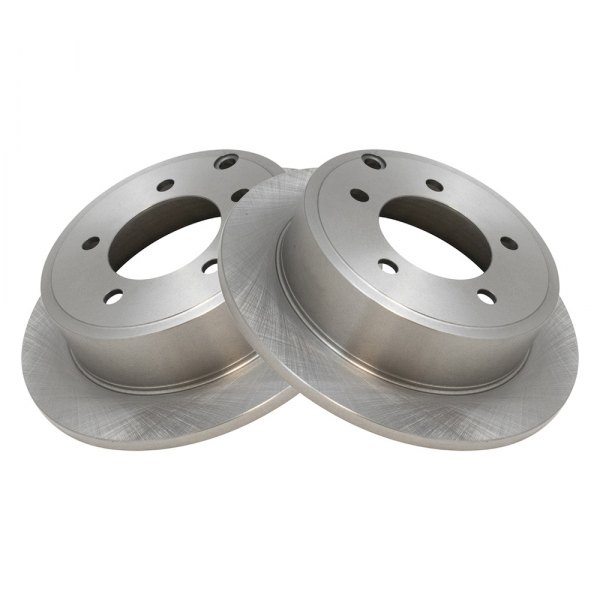 TRQ® - Plain Rear Disc Brake Rotors