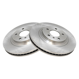 TRQ® - Plain Vented Front Disc Brake Rotors