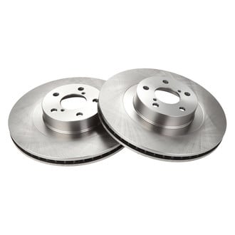 TRQ® - Plain Vented Front Disc Brake Rotors