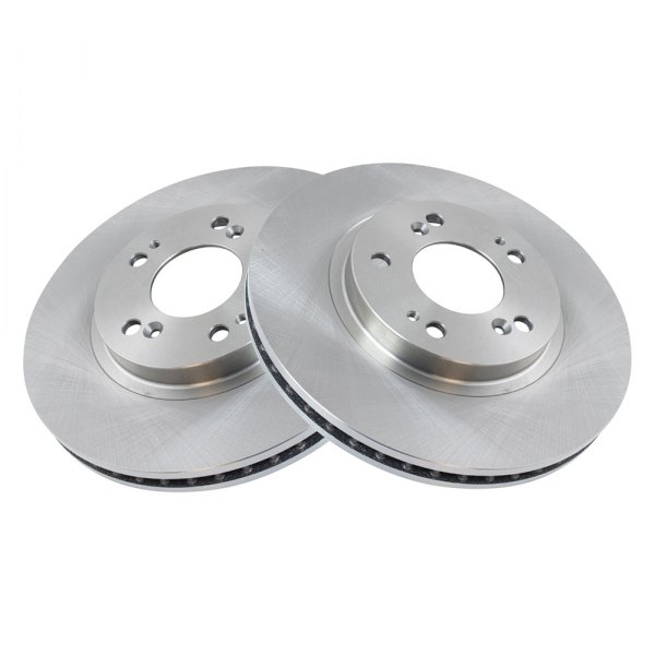 TRQ® - Plain Front Disc Brake Rotors