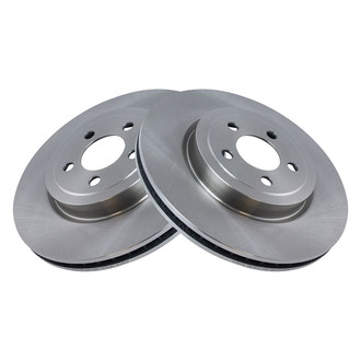 TRQ® - Plain Vented Front Disc Brake Rotors