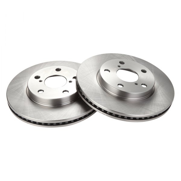 TRQ® - Plain Front Disc Brake Rotors