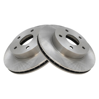 TRQ® - Plain Vented Front Disc Brake Rotors
