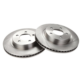 TRQ® - Plain Vented Front Disc Brake Rotors