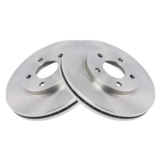TRQ® - Plain Vented Front Disc Brake Rotors