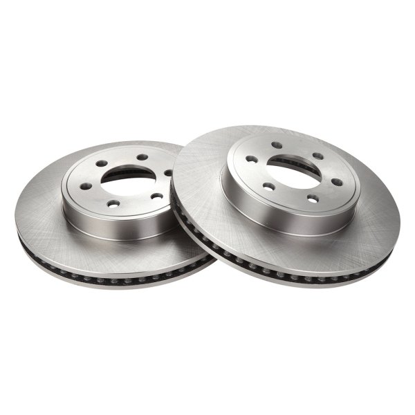 TRQ® - Plain Front Disc Brake Rotors