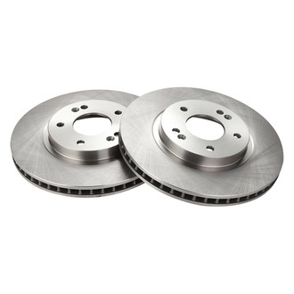TRQ® - Plain Vented Front Disc Brake Rotors