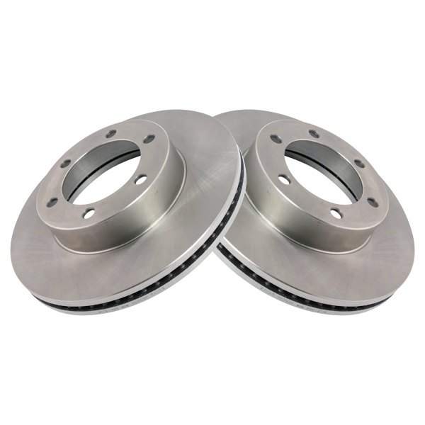 TRQ® - Plain Front Disc Brake Rotors