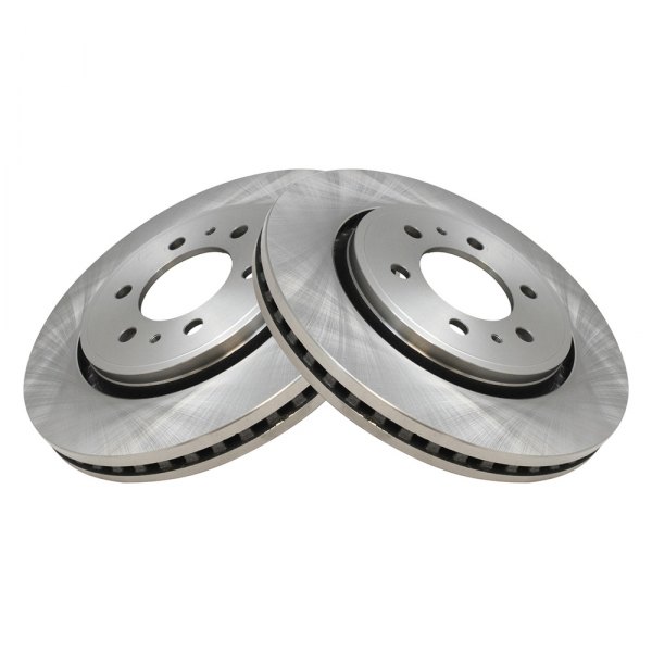 TRQ® - Plain Front Disc Brake Rotors