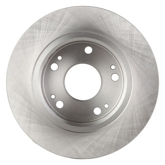 TRQ® - Plain Solid Rear Disc Brake Rotors