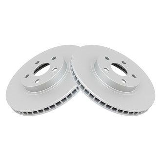 TRQ® - Plain Vented Front Disc Brake Rotors