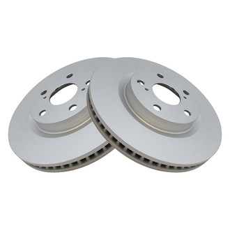 TRQ® - Plain Vented Front Disc Brake Rotors