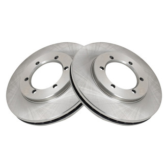 TRQ® - Plain Vented Front Disc Brake Rotors