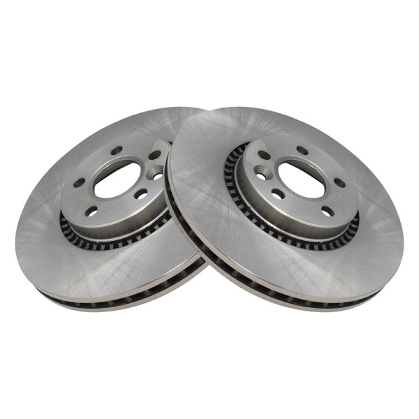 TRQ® - Plain Front Disc Brake Rotors