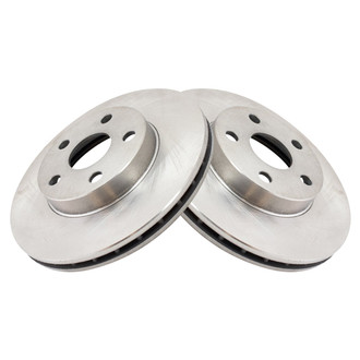 TRQ® - Plain Vented Front Disc Brake Rotors