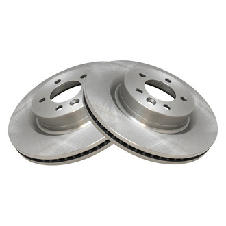 TRQ® - Plain Vented Front Disc Brake Rotors