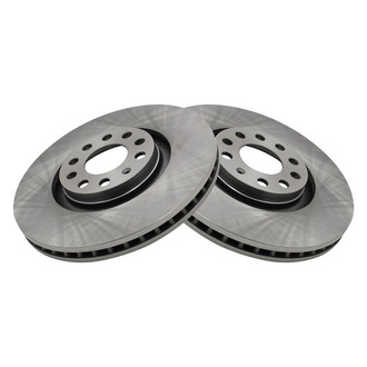 TRQ® - Plain Vented Front Disc Brake Rotors