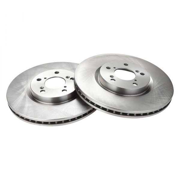 TRQ® - Plain Front Disc Brake Rotors