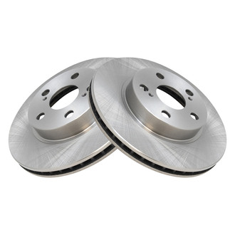 TRQ® - Plain Vented Front Disc Brake Rotors