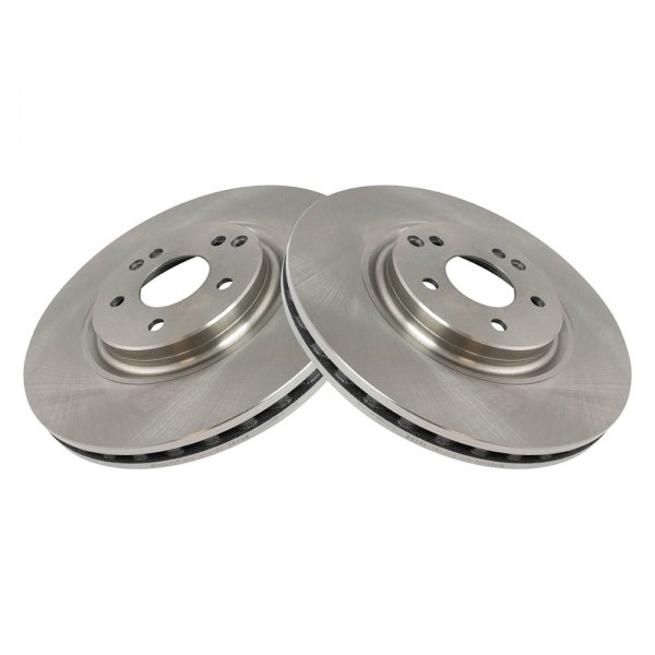 TRQ® - Plain Front Disc Brake Rotors