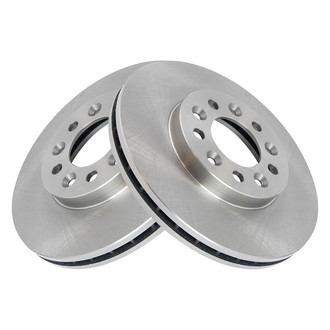 TRQ® - Plain Vented Front Disc Brake Rotors