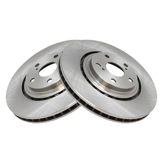 TRQ® - Plain Vented Front Disc Brake Rotors