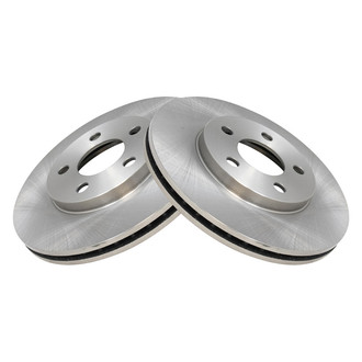 TRQ® - Plain Vented Front Disc Brake Rotors