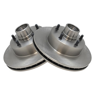 TRQ® - Plain Vented Front Disc Brake Rotors