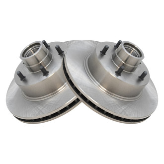 TRQ® - Plain Vented Front Disc Brake Rotors