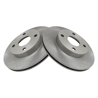 TRQ® - Plain Vented Front Disc Brake Rotors