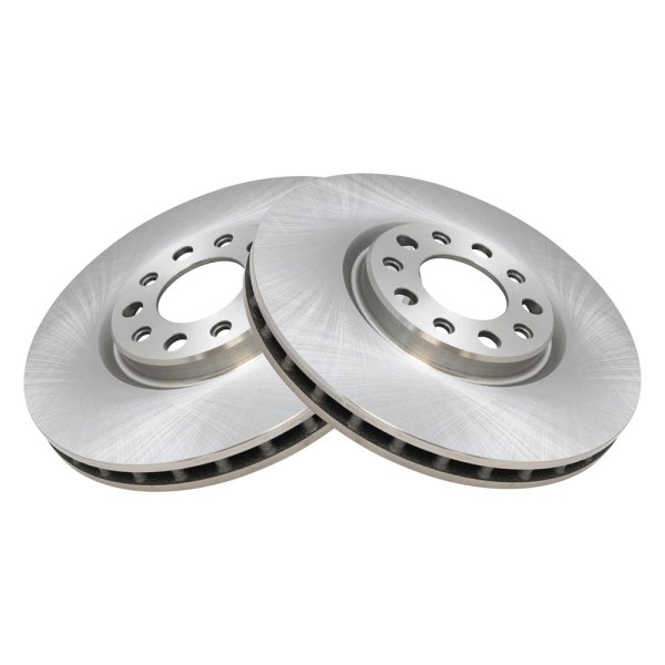 TRQ® - Plain Front Disc Brake Rotors