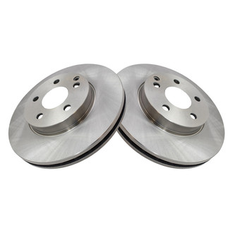 TRQ® - Plain Vented Front Disc Brake Rotors